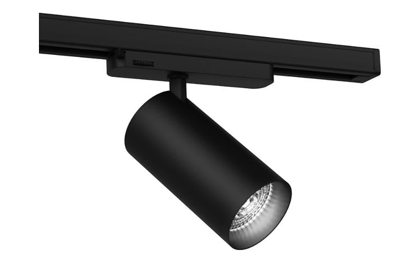 LED, galleri, butikk, retail, belsyning, svart led lys, skinnespot 20-w, sort, lys, lysverden