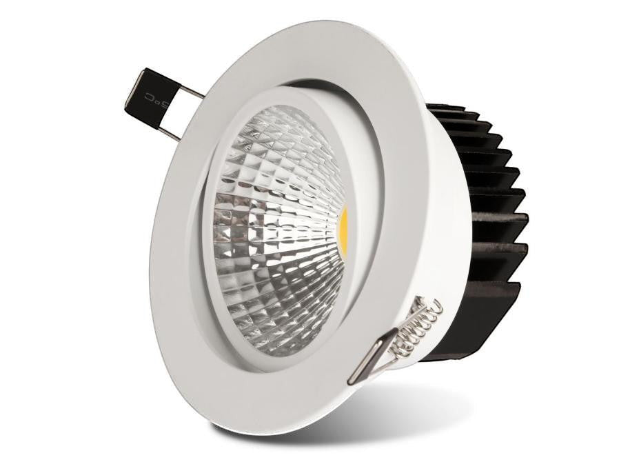 LED lys for butikk, retail, restaurant, bolig beslyning fra lysverden i 18W, downlight, led spotter