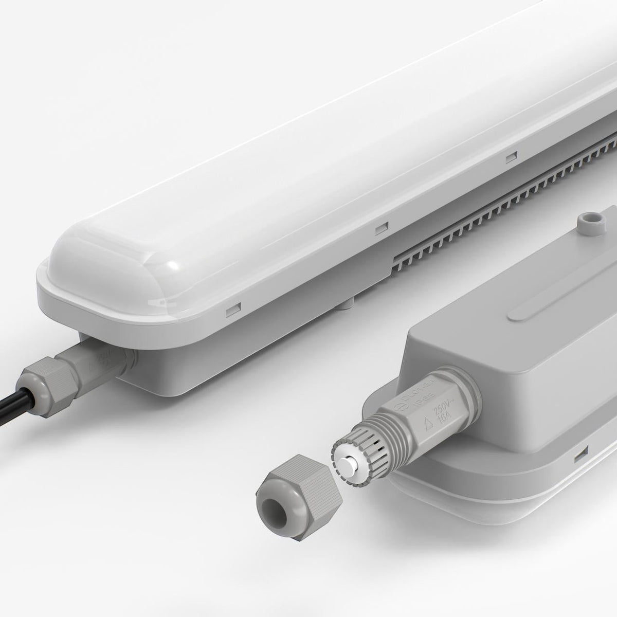 LED tri-proof IP65 armatur 36W – Philips driver, 190lm/W, 4000K