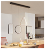 LYS Geometrisk LED pendellampe – firkant, sirkel, trekant