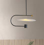 LYS Designpendel – buet arm med flat skjerm