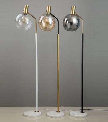 Kulelampe med marmorfot – Lysverden