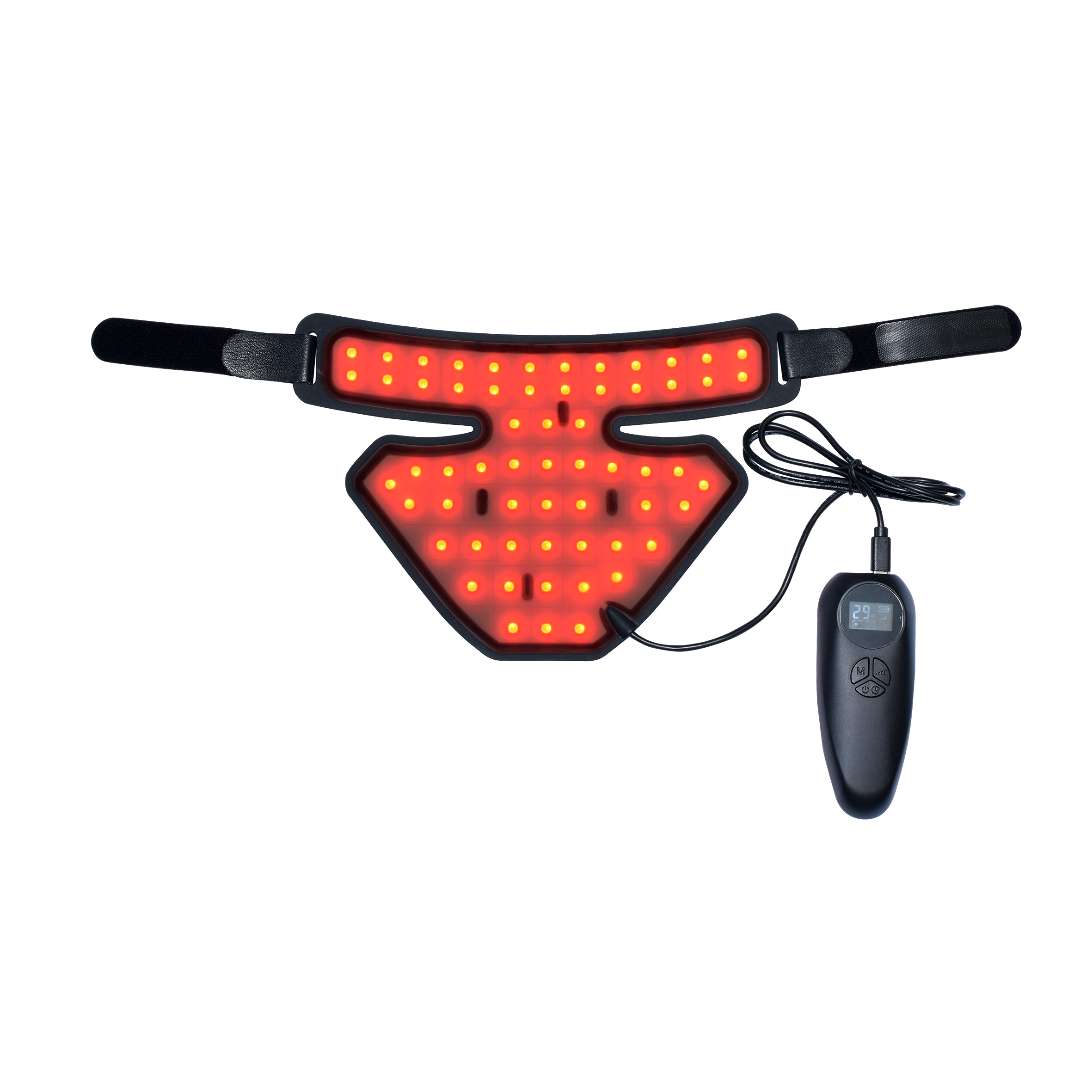 LED-halspute - rødlys terapi