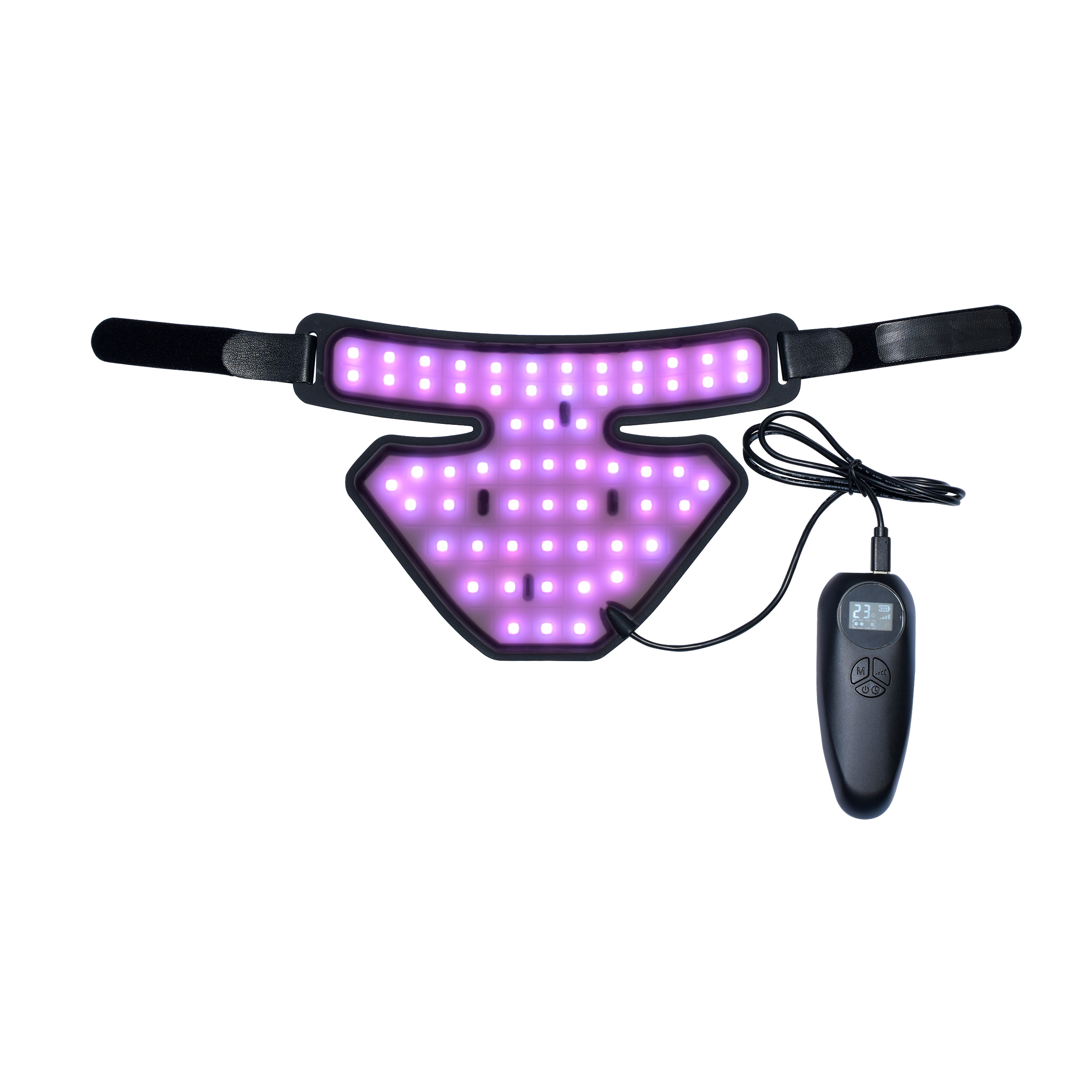 LED-halspute - rødlys terapi