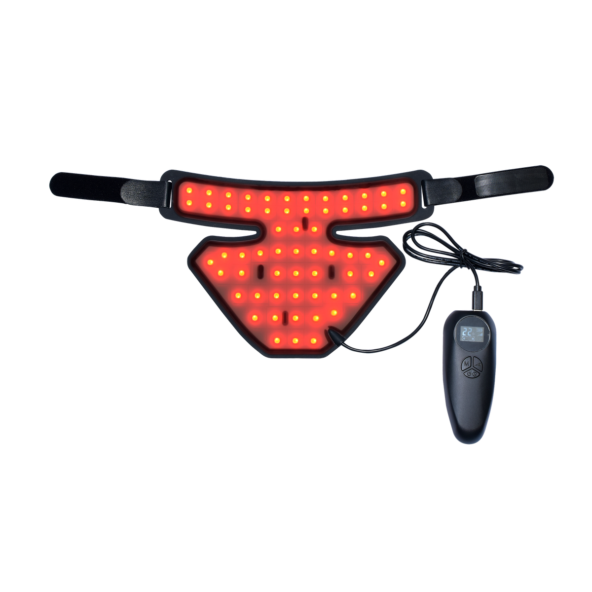 LED-halspute - rødlys terapi