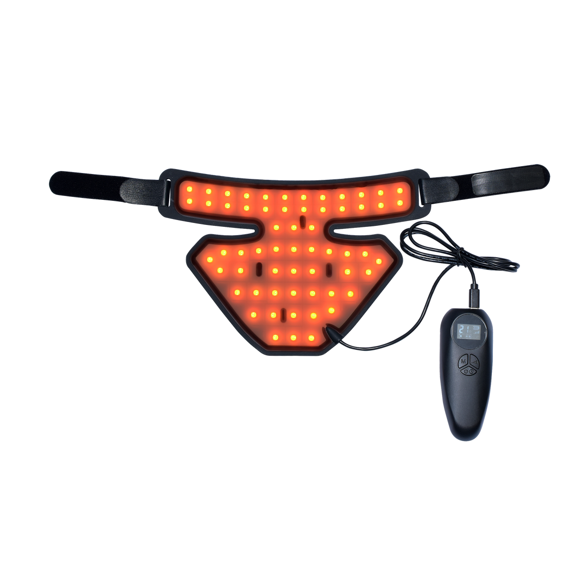 LED-halspute - rødlys terapi