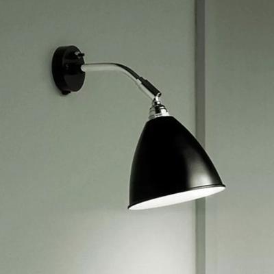 LYS Nordisk justerbar vegglampe – leselampe i sort