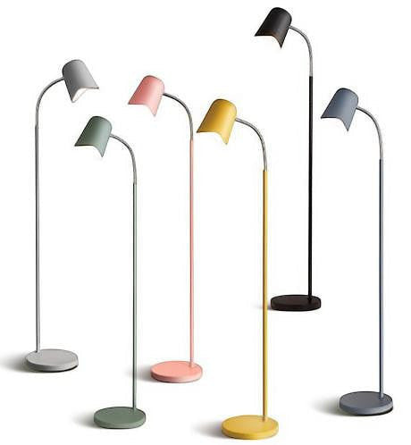 Gulvlampe med vippbar kjegleskjerm – Lysverden