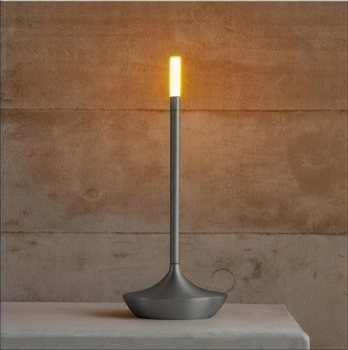 Candle-bordlampe i aluminium 2700K oppladbar