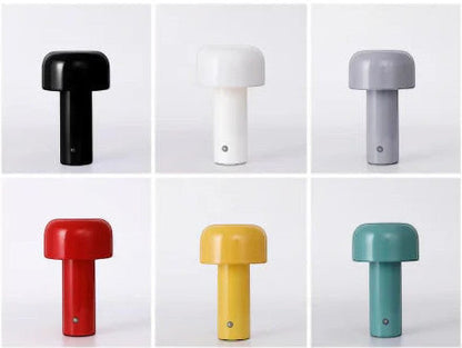 Bellhop-stil bordlampe i metall – 6 farger, 1800 mAh
