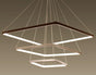 LYS Firkantet ring pendellampe – LED