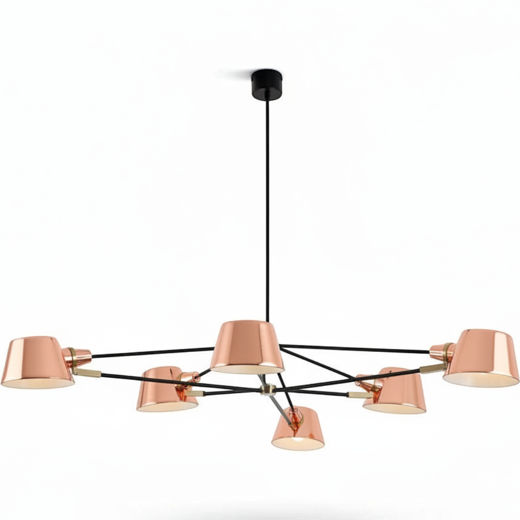 Rose gold pendellampe