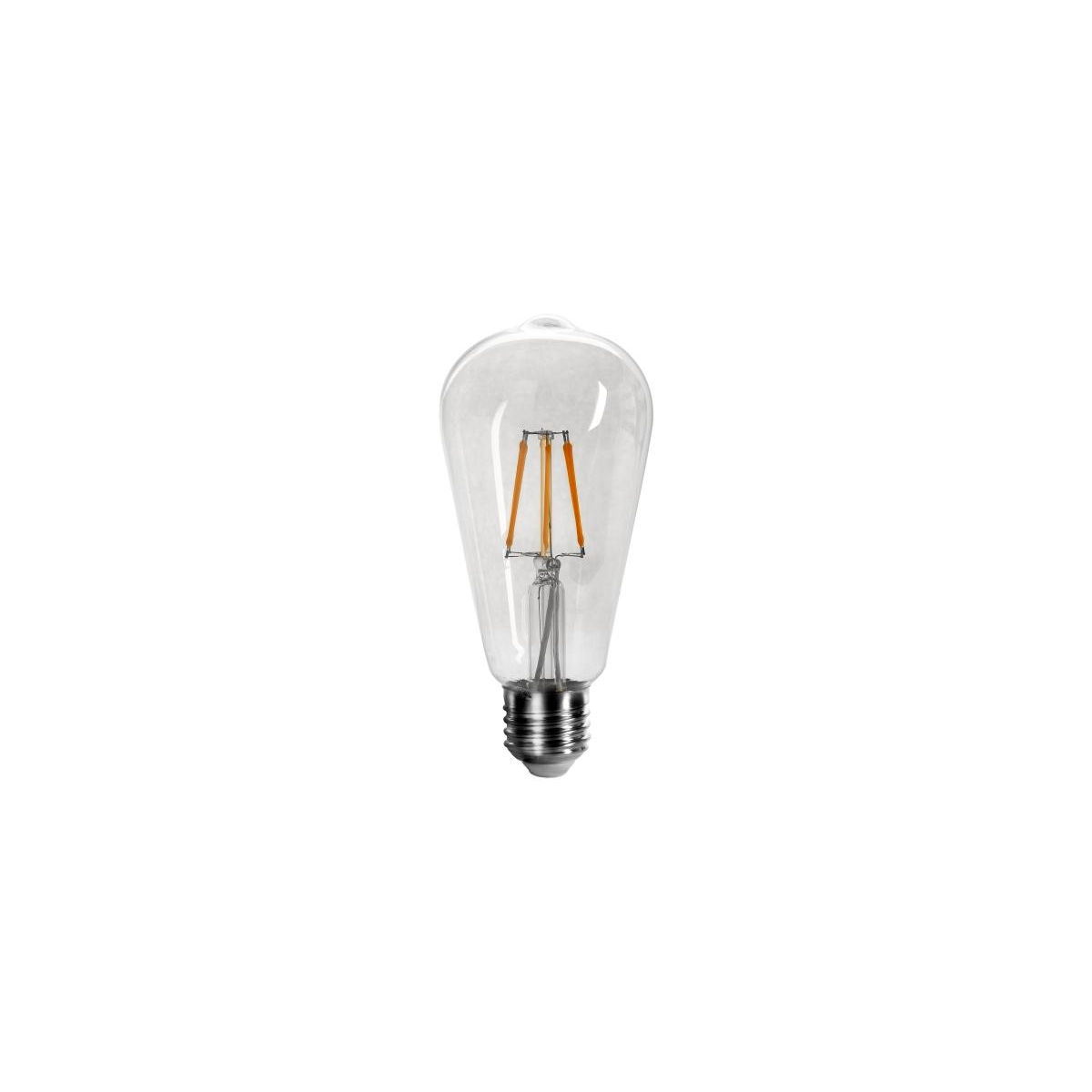 Filament LED-pære ST64 – vintage edison-rør, E27
