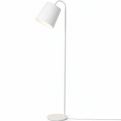 Gulvlampe med kjegleskjerm – Hvit