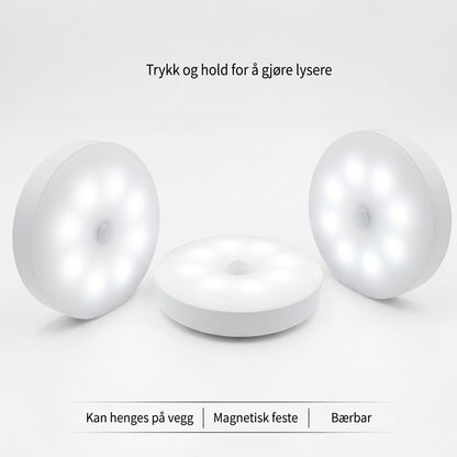 Smart Lys med magnetfest - Nattlys med Bevegelsessensor LED Portablet