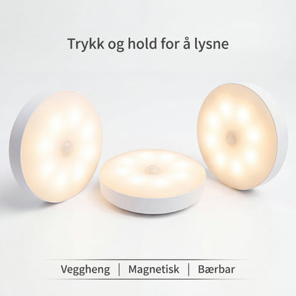 Smart Lys med magnetfest - Nattlys med Bevegelsessensor LED Portablet
