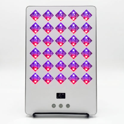 Lys terapi panel - multi-farge spectrum-  bærbar rødlys terapi  -  12W - LED-skjønnhetspanel