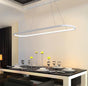 LYS Oval LED pendellampe – lineær sløyfe