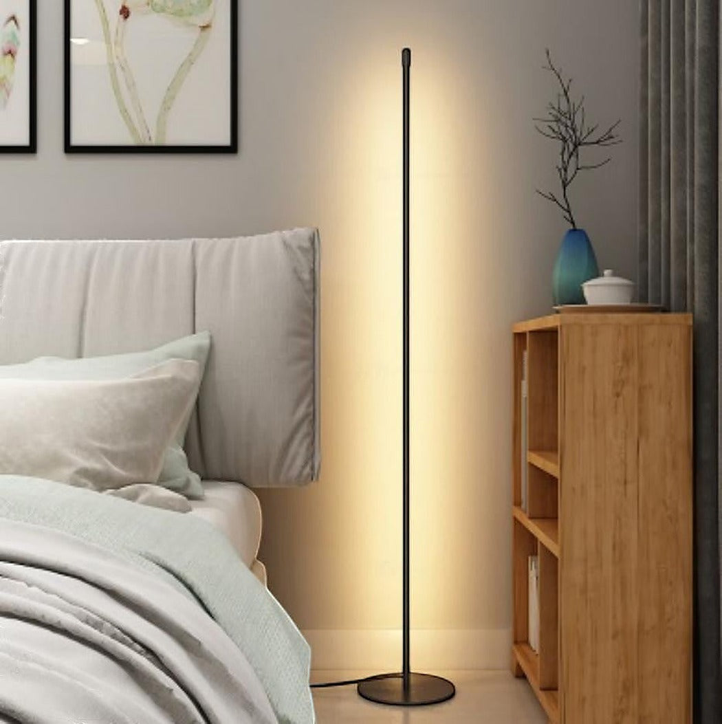 LYS Minimal LED-gulvlampe – slank stav