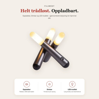 Filament-bunt mini-bordlampe – funksjoner og fordeler