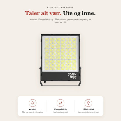 FL16 LED lyskaster – funksjoner og fordeler