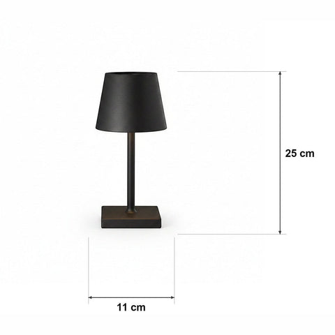 Mål og spesifikasjoner for Italiensk restaurantlampe (kompakt) – 5200 mAh 3000 k
