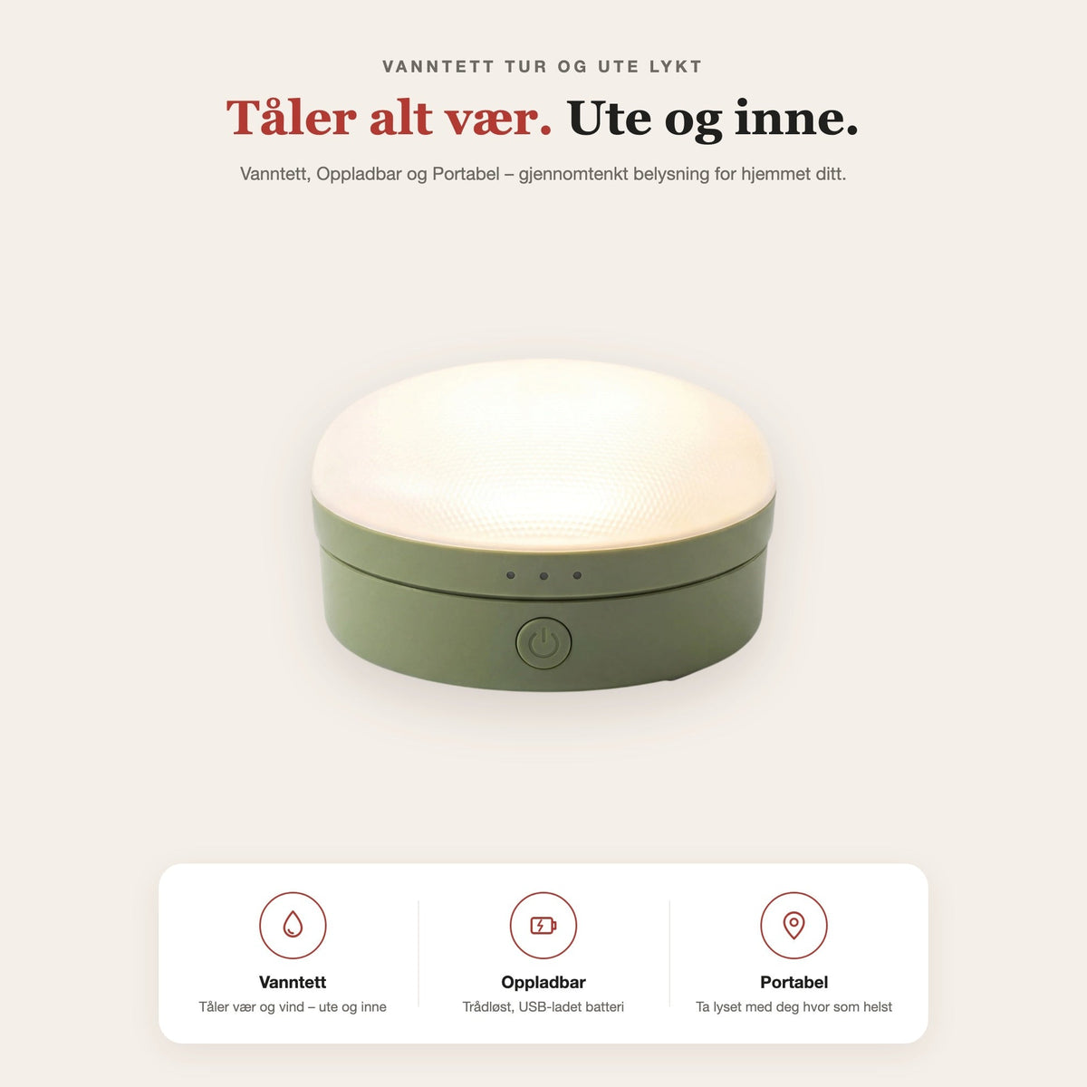 Vanntett tur og ute lykt – funksjoner og fordeler