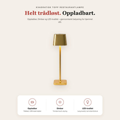 Kvadratisk topp restaurantlampe – funksjoner og fordeler