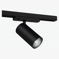 LED skinnespot 20W 3-fase sort 3000K