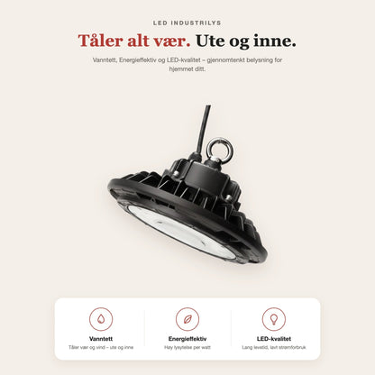 LED industrilys – funksjoner og fordeler