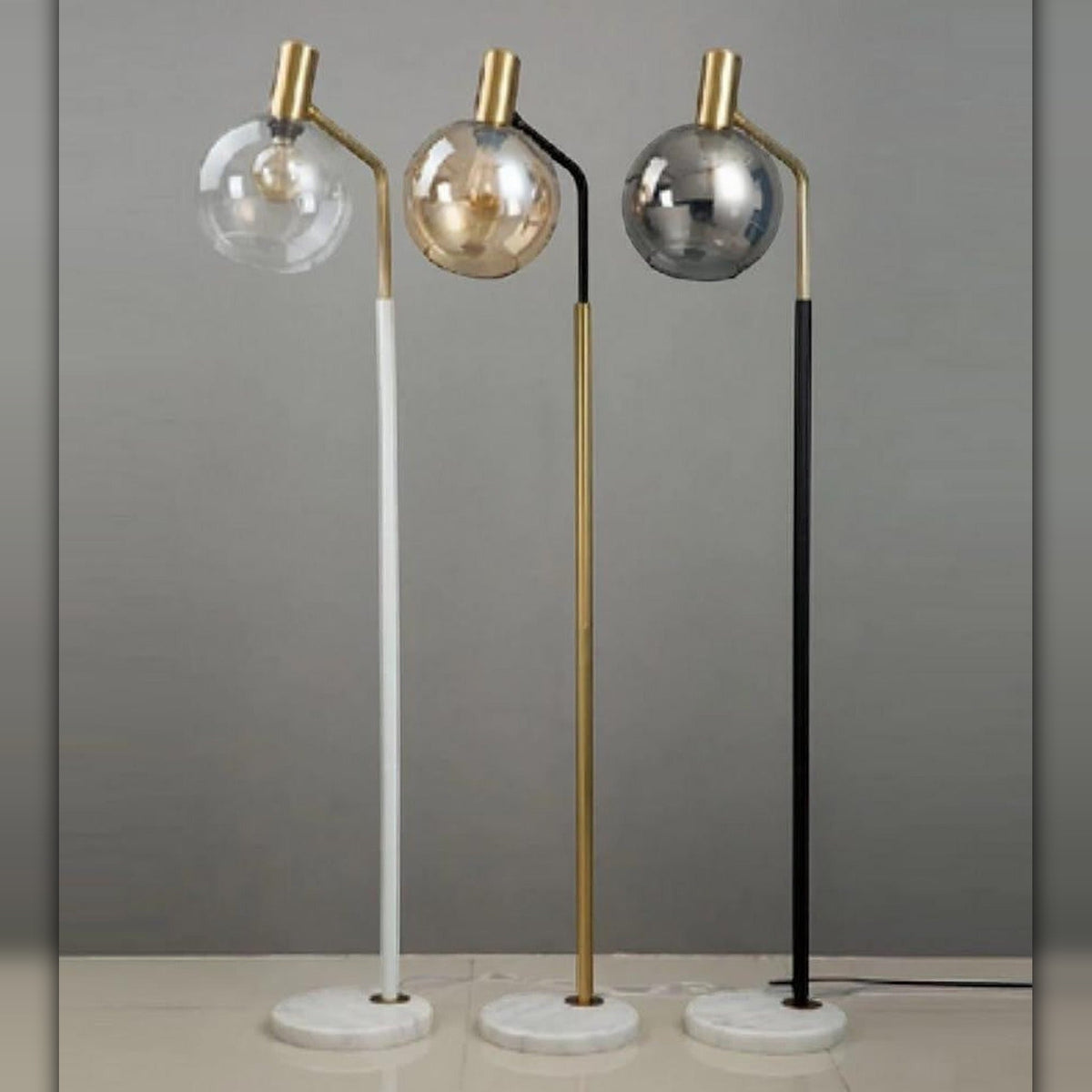 LYS Kulelampe med marmorfot