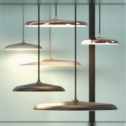 LYS Skivependel – flat LED i metall
