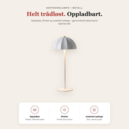 Soppbordlampe i metall – funksjoner og fordeler