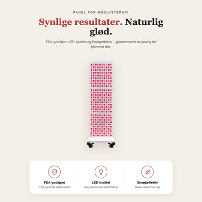 Panel for rødlysterapi – funksjoner og fordeler