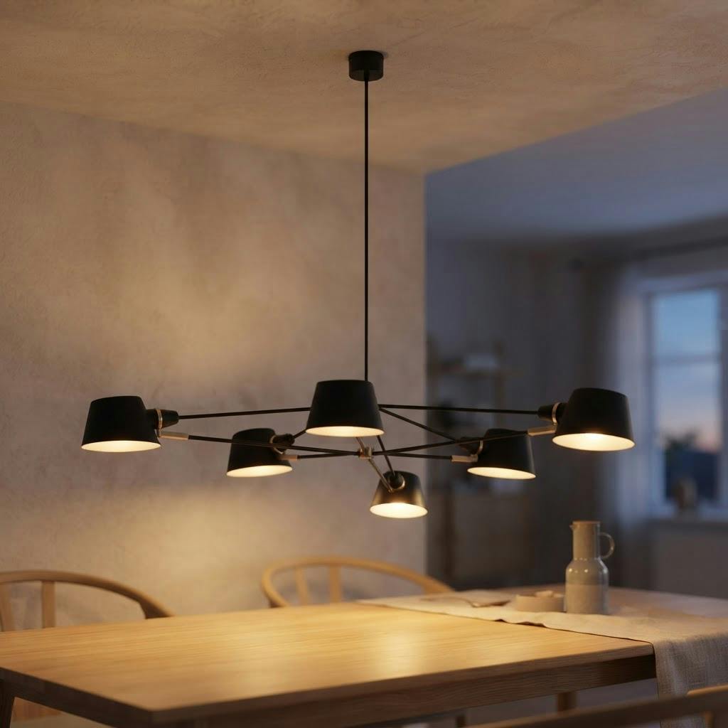 Flat diskpendel – minimalistisk – tent i skandinavisk hjem