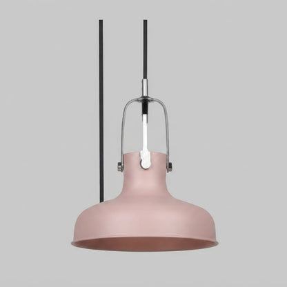 Macaron pendellampe – buet metallskjerm – Rosa