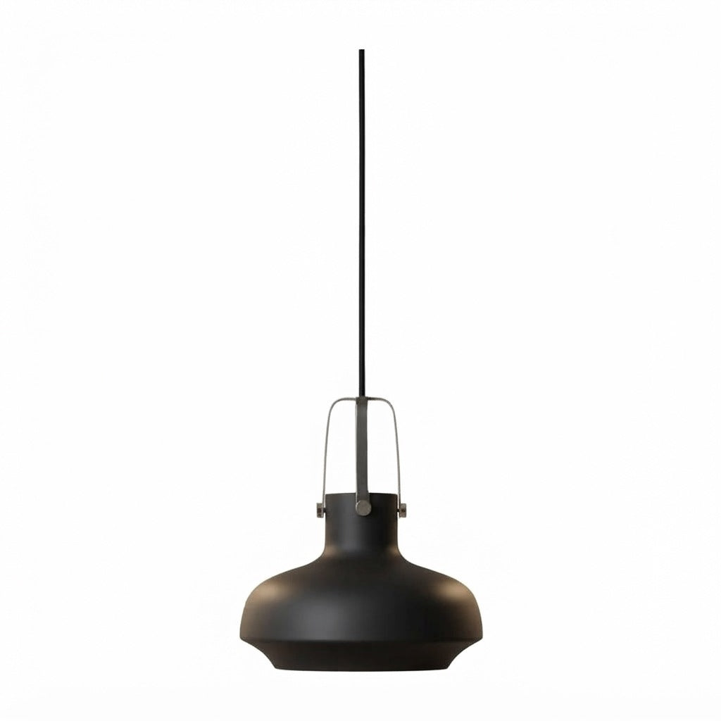 Macaron pendellampe i metall – pastell – Sort