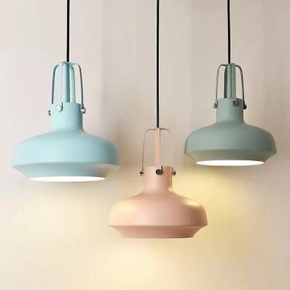 LYS Macaron pendellampe i metall – pastell