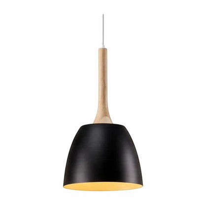 Trependel – kuppel i tre og metall – Sort