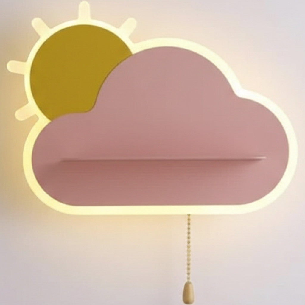 Sky vegglampe barnelampe – Rosa