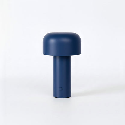 Lysverden Bellhop-style metal table lamp with mushroom cap, touch control, 3 brightness levels, and USB-C charging. Green.