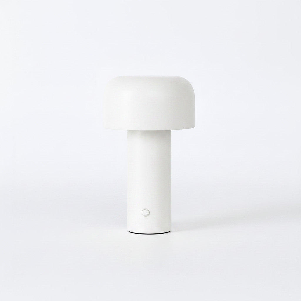 Lysverden black metal mushroom-shaped table lamp with touch control and 3 brightness levels.