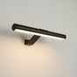 Lysverden modern black metal tube picture light with dimmable LED, 3 color temps, touch control, 4400mAh battery.