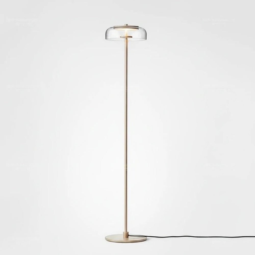 LYS Glassdisk-lampe i gull