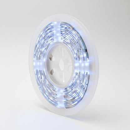 Lysverden 5m roll of 24V COB LED strip light, seamless, 8mm wide, cuttable, for indirect lighting.