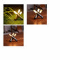Lysverden filament bundle mini table lamp with 3 glowing filament bulbs, 4-step dimming, 2200K warm light.