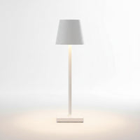 Lysverden gold cordless restaurant lamp with touch control and dimming, 3000K warm light, aluminum and PMMA