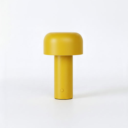 Lysverden Bellhop-style green metal mushroom table lamp with touch control and 3 brightness levels.