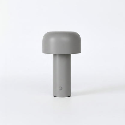 Lysverden grey metal mushroom-shaped table lamp with touch control and 3 brightness levels.