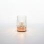Lysverden Krystall touch-bordlampe with faceted crystal shade and gold metal base, 3 brightness levels, wireless.